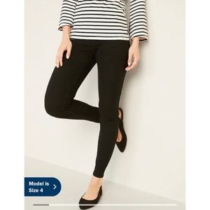 Old Navy Super Skinny Black Pull-On Jeggings